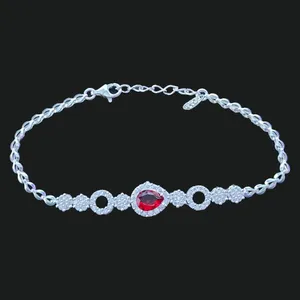 دستبند نقره زنانه مدل 30584