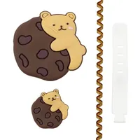 محافظ کابل طرح گوکی به همراه محافظ شارژر دیواری 33 وات شیائومی مجموعه 4 عددی