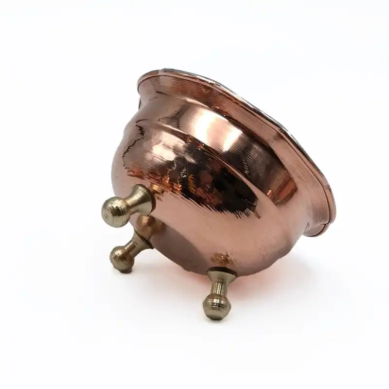 ظرف مسی مدل سه میخ