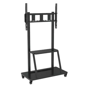 پایه ایستاده چرخ دار تلویزیون (پایه نمایشگاهی)یونیور مدل a50 مناسب برای تلویزیون 55 تا 100 اینچ