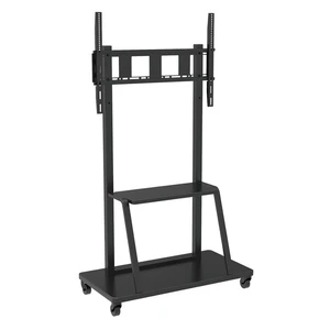 پایه ایستاده چرخ دار تلویزیون (پایه نمایشگاهی)یونیور مدل a50 مناسب برای تلویزیون 55 تا 100 اینچ