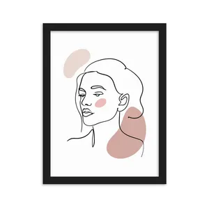 Minimal Wall Art Girl Design Code 2790