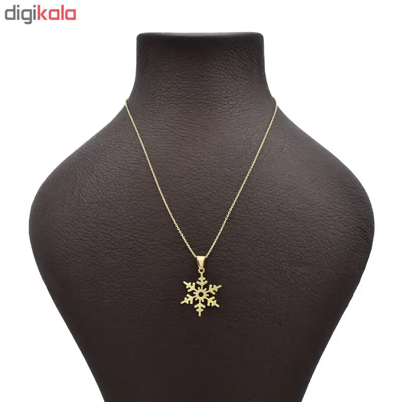 گردنبند طلا 18 عیار زنانه الن نار مدل برف کد N6193069