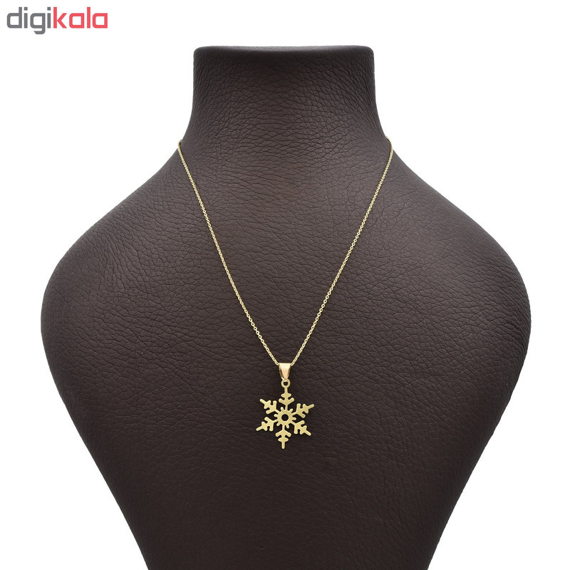 گردنبند طلا 18 عیار زنانه الن نار مدل برف کد N6193069