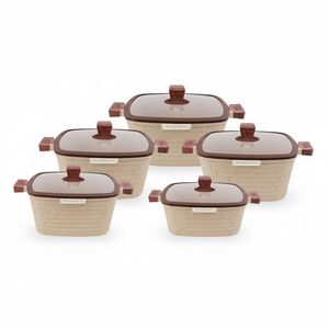 سرویس قابلمه و تابه گرانیتی 10 پارچه  زیو مدل ZCS-8560