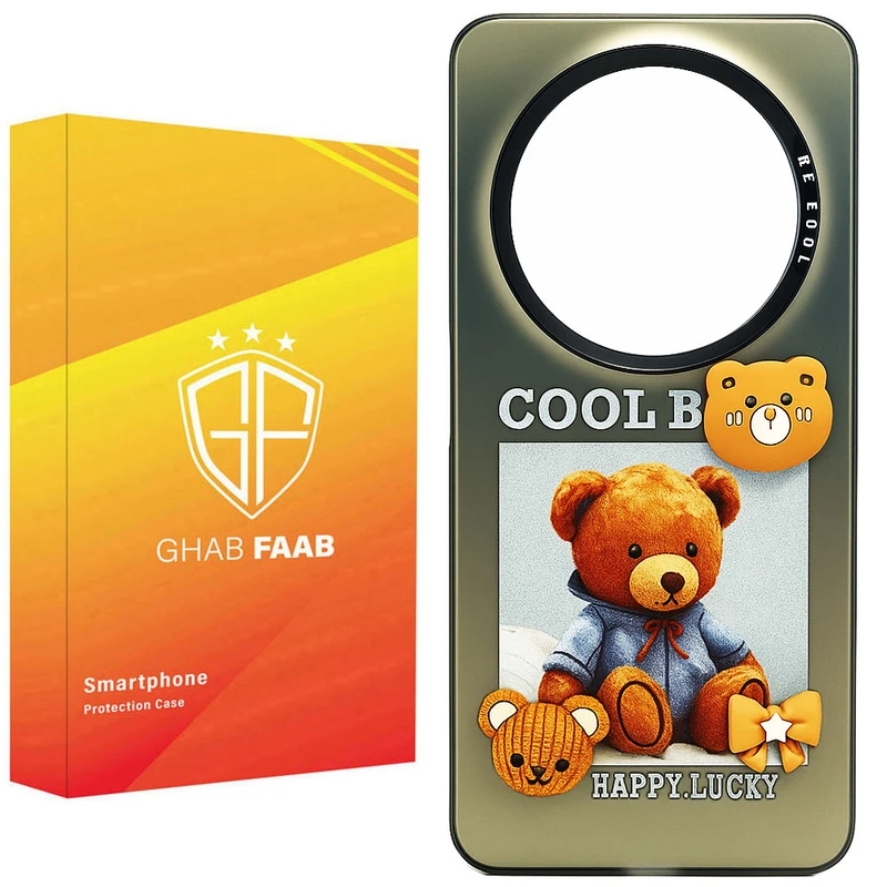 کاور قاب فاب مدل سوکول برجسته طرح دخترانه مناسب برای گوشی موبایل شیائومی Redmi 14C / A4 / Poco C75