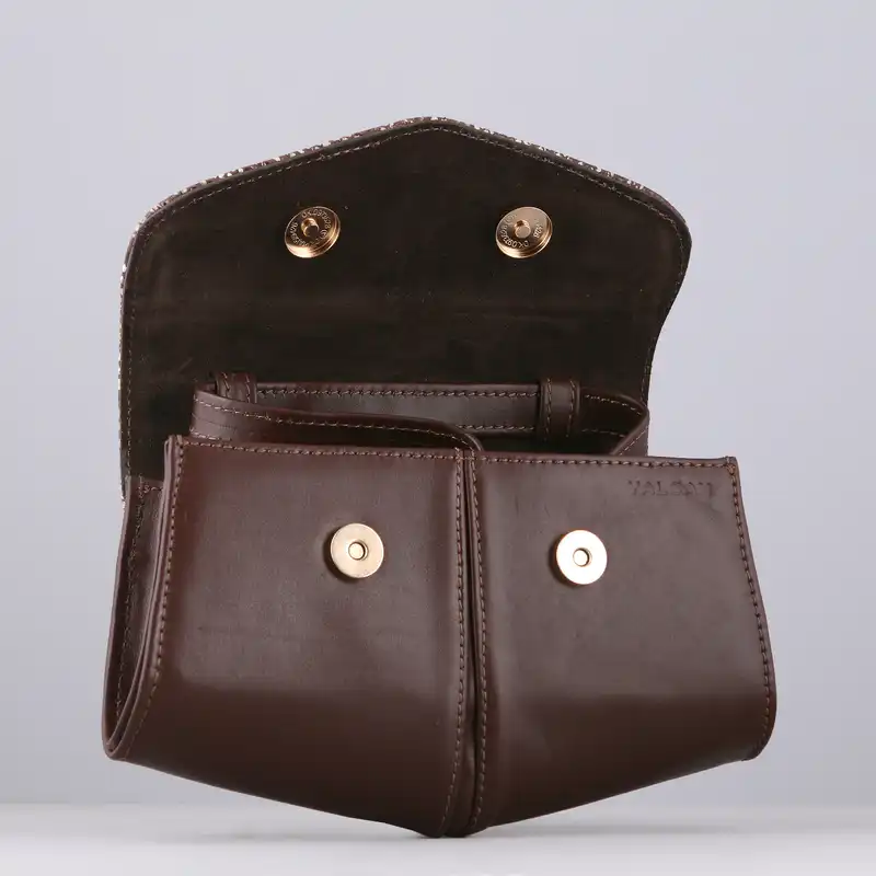 کیف رودوشی زنانه چرم یلسان مدل  هيلدا کد HILDA-068-GNRT1