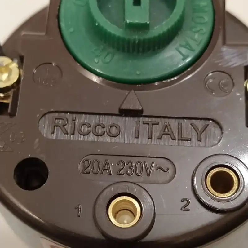 ترموستات المنت آبگرمکنی مدل ریکو ایتالیا