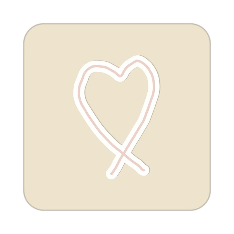 زیر لیوانی کاکتی طرح عاشقانه مدل mp39735