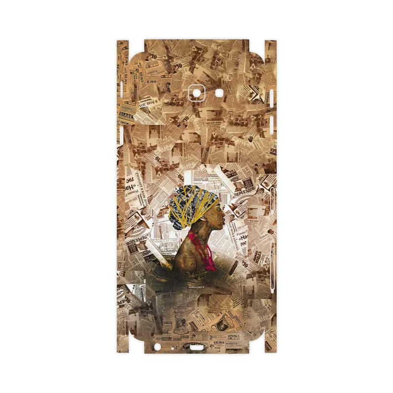 برچسب پوششی ماهوت مدل Collage of African Women-FullSkin مناسب برای گوشی موبایل سامسونگ Galaxy J4 Plus