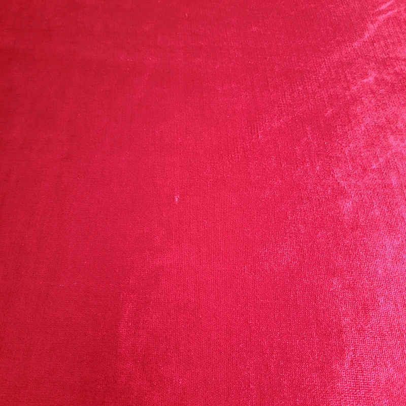 پارچه پرده عرض 1.45 متر مدل مخمل رنگ قرمز