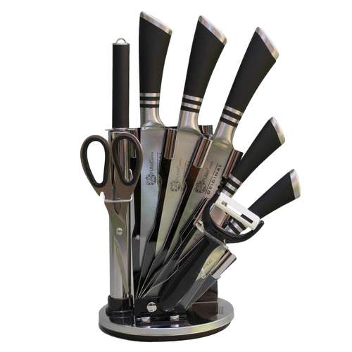 سرویس چاقوی آشپزخانه ۹ پارچه فوما مدل Fu-333