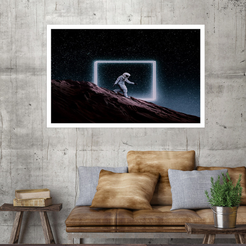 تابلو نوری بکلیت طرح فضانورد مدل W-MO1741