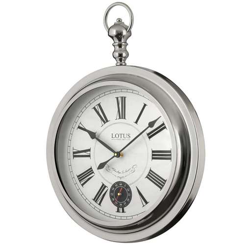 ساعت دیواری لوتوس مدل M-4031-SILVER