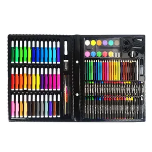 بسته لوازم تحریر مدل دنیای هنر مجموعه 150 عددی