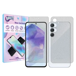 Bingo Tough model matte screen protector suitable for Samsung Galaxy A55 5G mobile phone along with the back protector
