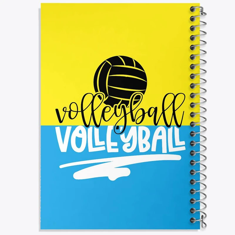 دفتر مشق 100 برگ خندالو طرح والیبال Volleyball کد 26427