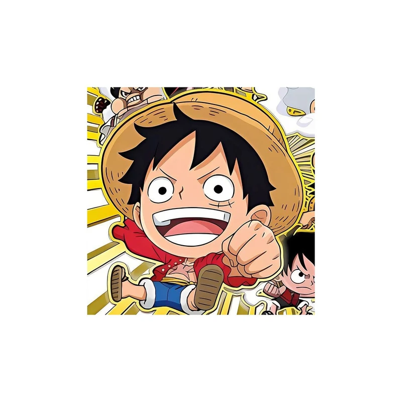 استیکر لپ تاپ و موبایل مدل انیمه طرح وان پیس مانکی دی لوفی one piece Monkey D Luffy کد 6318