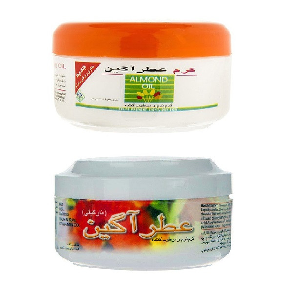 کرم مرطوب کننده عطرآگین مدل بادام و نارگیل حجم 200 میلی لیتر مجموعه 2 عددی