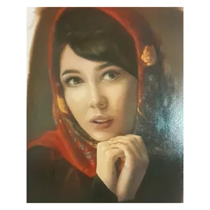 تابلو نقاشی رنگ روغن مدل چهره کد 123