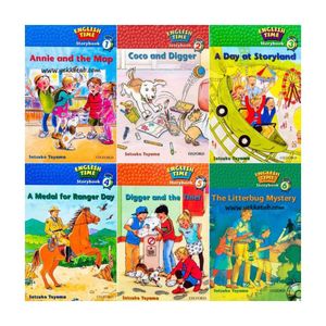 کتاب ENGLISH TIME Storybook اثر Setsuko Toyama انتشارات Oxford شش جلدی