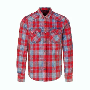 پیراهن آستین بلند یقه برگردان مردانه روکیز مدل RJS330