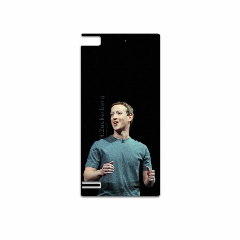 برچسب پوششی ماهوت مدل Mark Zuckerberg مناسب برای گوشی موبایل بلک بری Z3