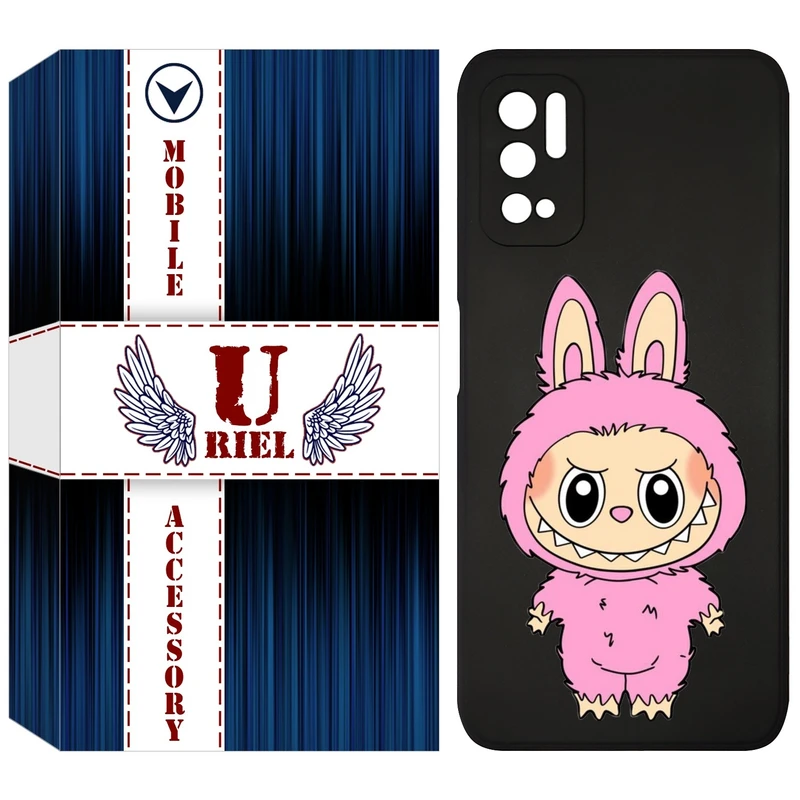 کاور یوریل قاب مدل KSH کد 129 طرح عروسک لبوبو مناسب برای گوشی موبایل شیائومی Poco M3 Pro / Redmi Note 10 5G / Note 11 SE