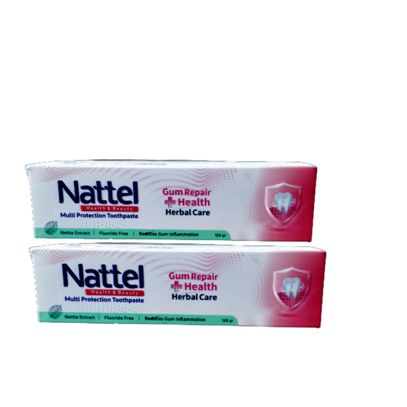 خمیر دندان ناتل مدل multi protection وزن 120 گرم بسته 2 عددی خمیر دندان ناتل مدل multi protection وزن 120 گرم بسته 2 عددی