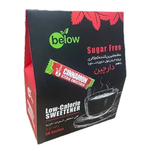 ساشه شیرین کننده حاوی استویا با طعم دارچین بیلو بسته 50 عددی