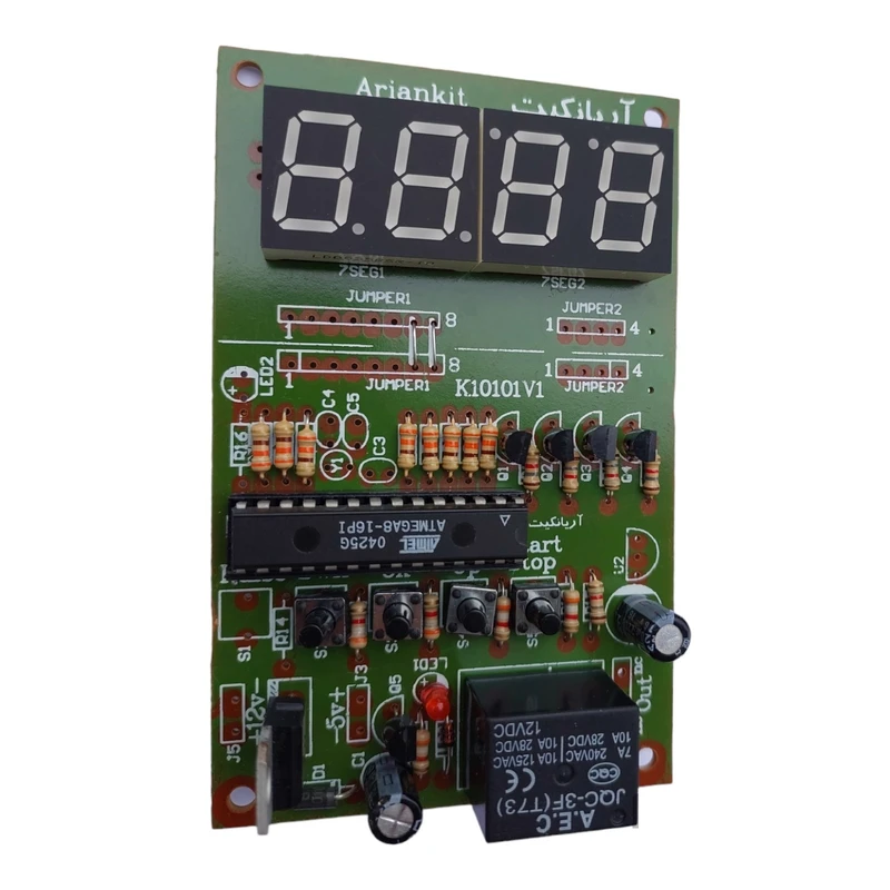   کیت آموزشی آریانکیت مدل تایمر دیجیتال 4 رقمی کد K10101