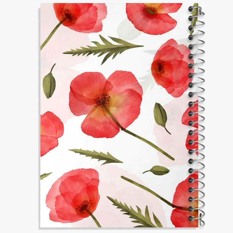 دفتر نت موسیقی 50 برگ خندالو مدل گل گلی کد 29011