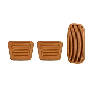 لاستیک پدال خودرو قطعه سازان کبیر مدل LAS-VANET-30837 مناسب برای نیسان وانت مجموعه 3 عددی