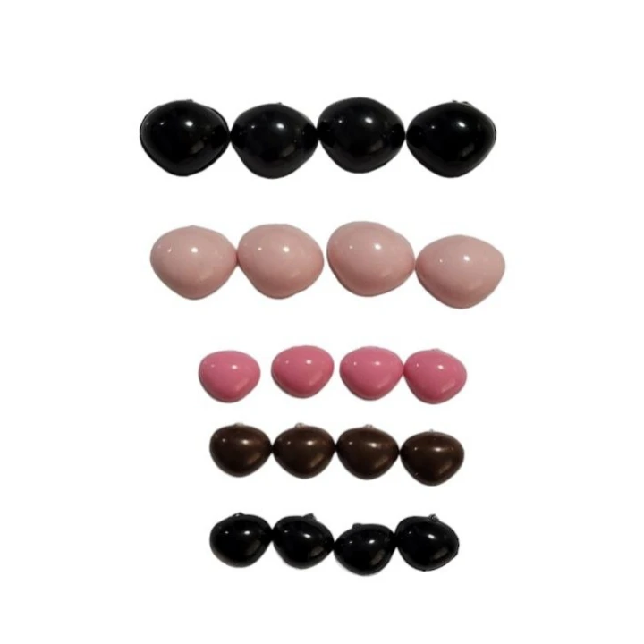 ملزومات عروسک سازی مدل پوزه مثلثی طرح بینی حیوانات کد BLPINBR91220 بسته 20 عددی 