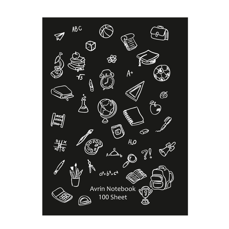 دفتر مشق 100 برگ اورین طرح مدرسه