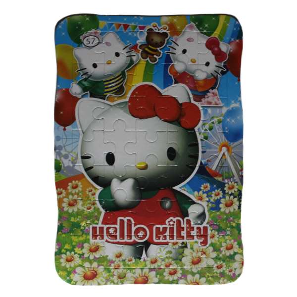 پازل 35 تکه طرح Hello kitty مدل H28