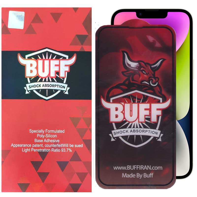 محافظ صفحه نمایش بوف مدل 5D Buffer مناسب برای گوشی موبایل اپل iPhone 14 / 13 Pro / 13