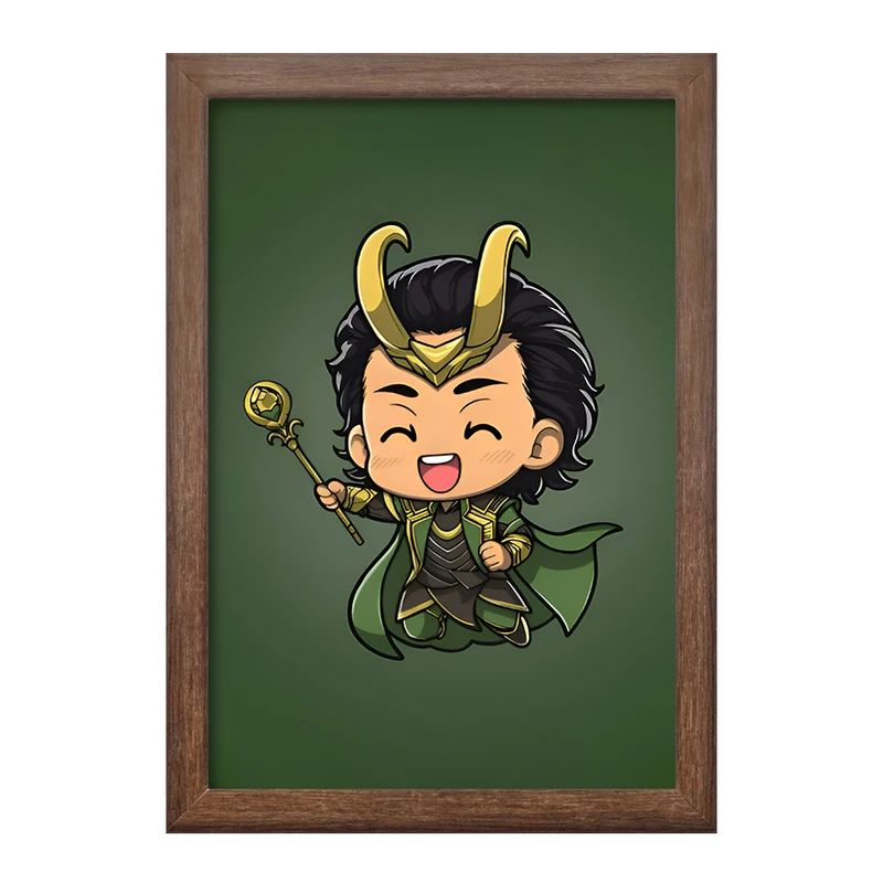 تابلو خندالو طرح لوکی (Loki) کد F9418