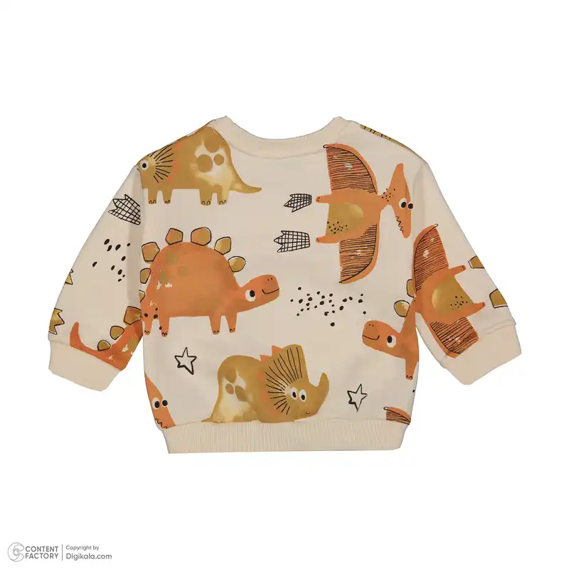 ست سویشرت و شلوار نوزادی پسرانه ایندیگو مدل 23228