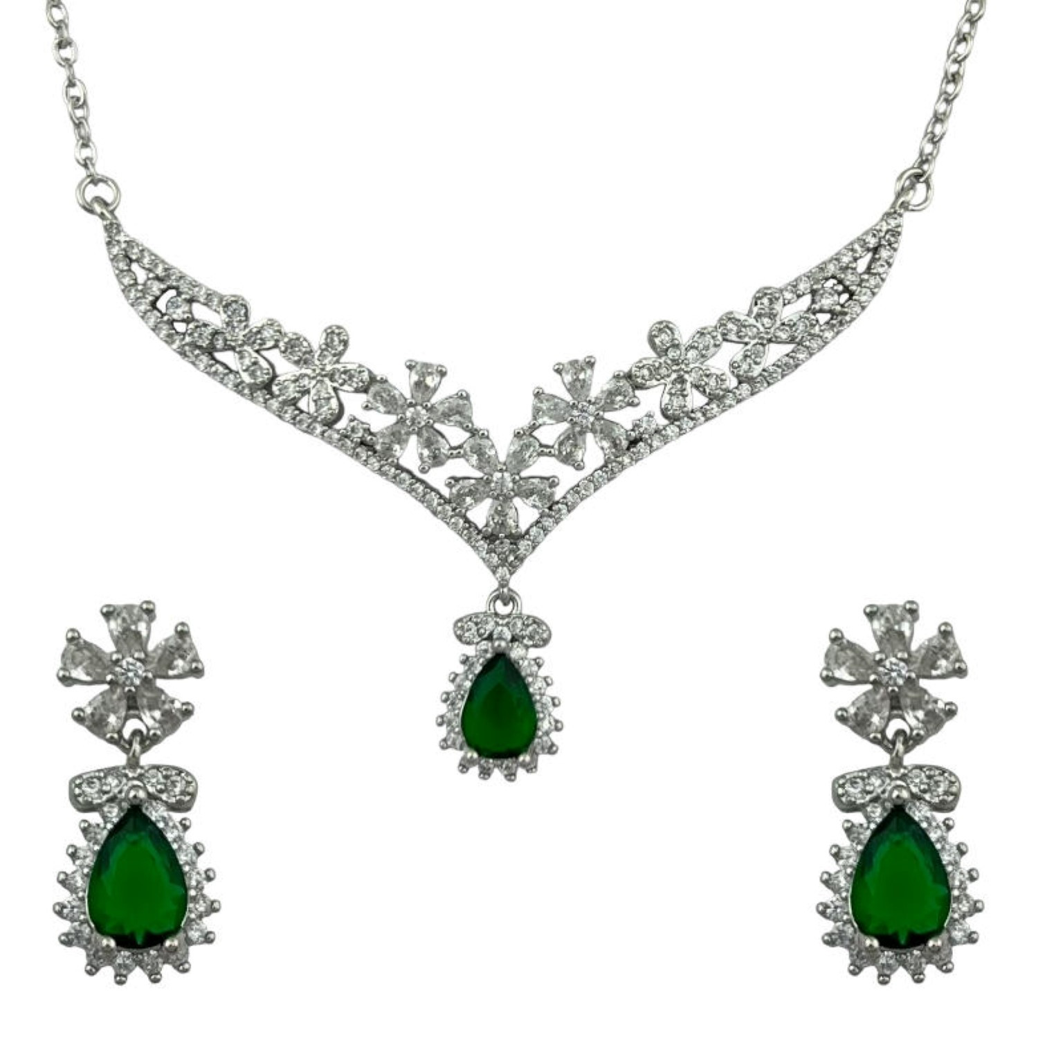 نیم ست زنانه مدل جواهری کد M4186