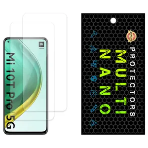 Multi Nano X-S2N Model Transparent Screen Protector Suitable For Xiaomi Mi 10T Pro 5G Mobile Phone Pack Of 2