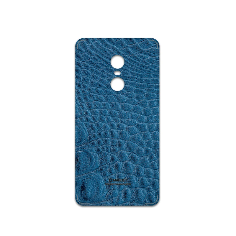 برچسب پوششی ماهوت مدل Blue-Crocodile-Leather مناسب برای گوشی موبایل شیائومی Redmi Note 4