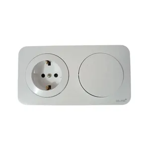 ست پریز وکلید تک پل دلند مدل آدا