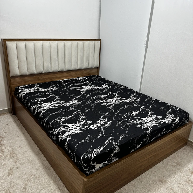 ملحفه ناتوسا مدل ابر و بادی دو نفره سایز 220x240 سانتی متر