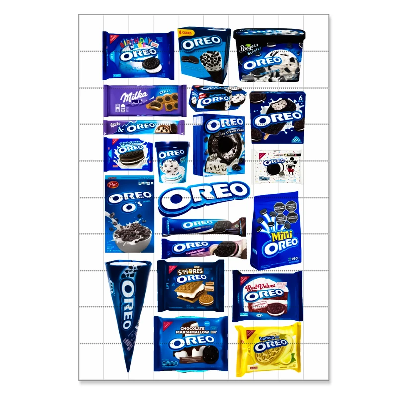 برچسب مدل oreo کد 103
