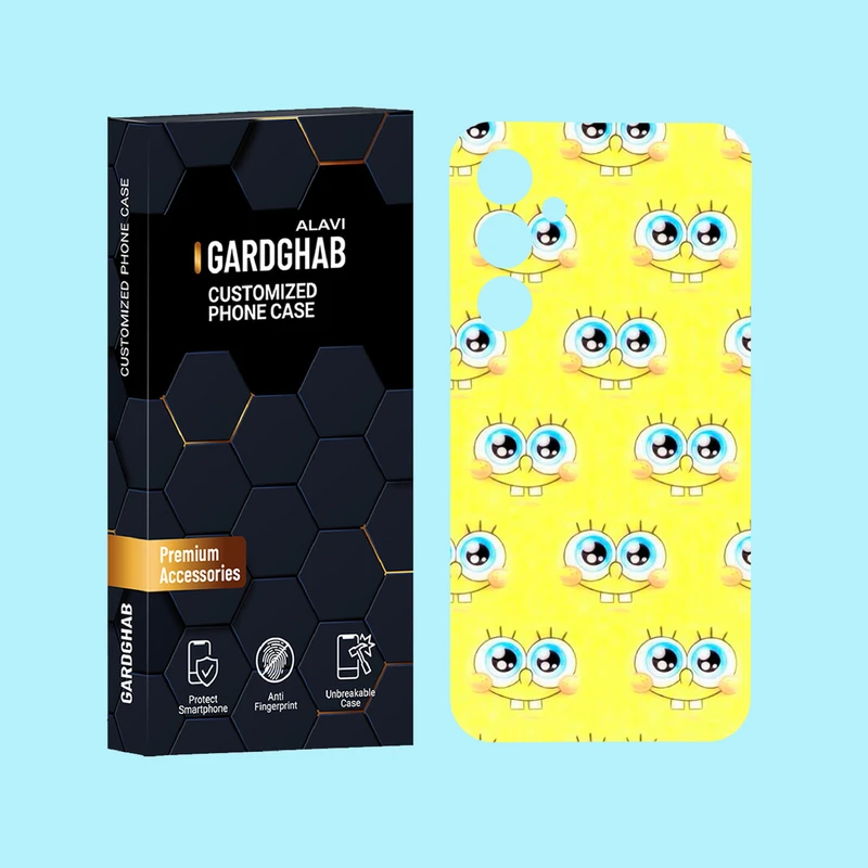 کاور گارد قاب علوی مدل پترن فانتزی مناسب برای گوشی موبایل سامسونگ Galaxy A55