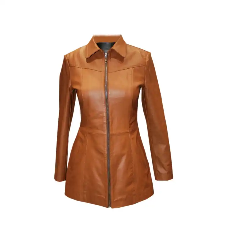 کت چرم زنانه مدل T 57 کد 14013