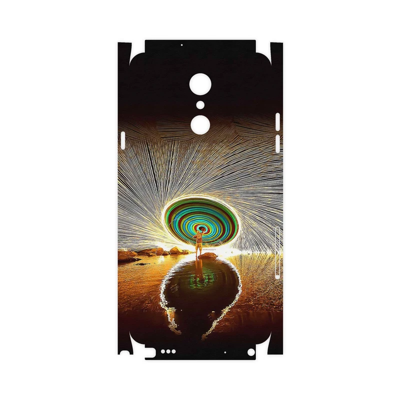 برچسب پوششی ماهوت مدل Night Light Fountain-FullSkin مناسب برای گوشی موبایل ال جی Q Stylus