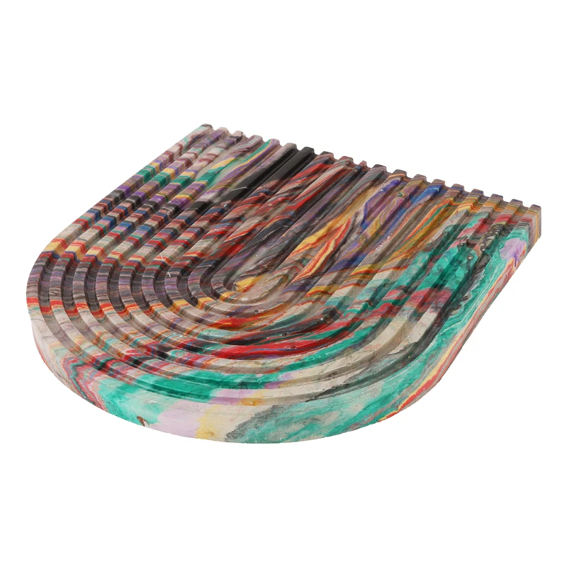 ظرف سرو طرح رنگین کمان مدل ابر و باد کد zs01