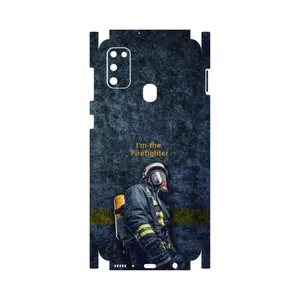 MAHOOT Firefighter-FullSkin Cover Sticker for Samsung Galaxy M21